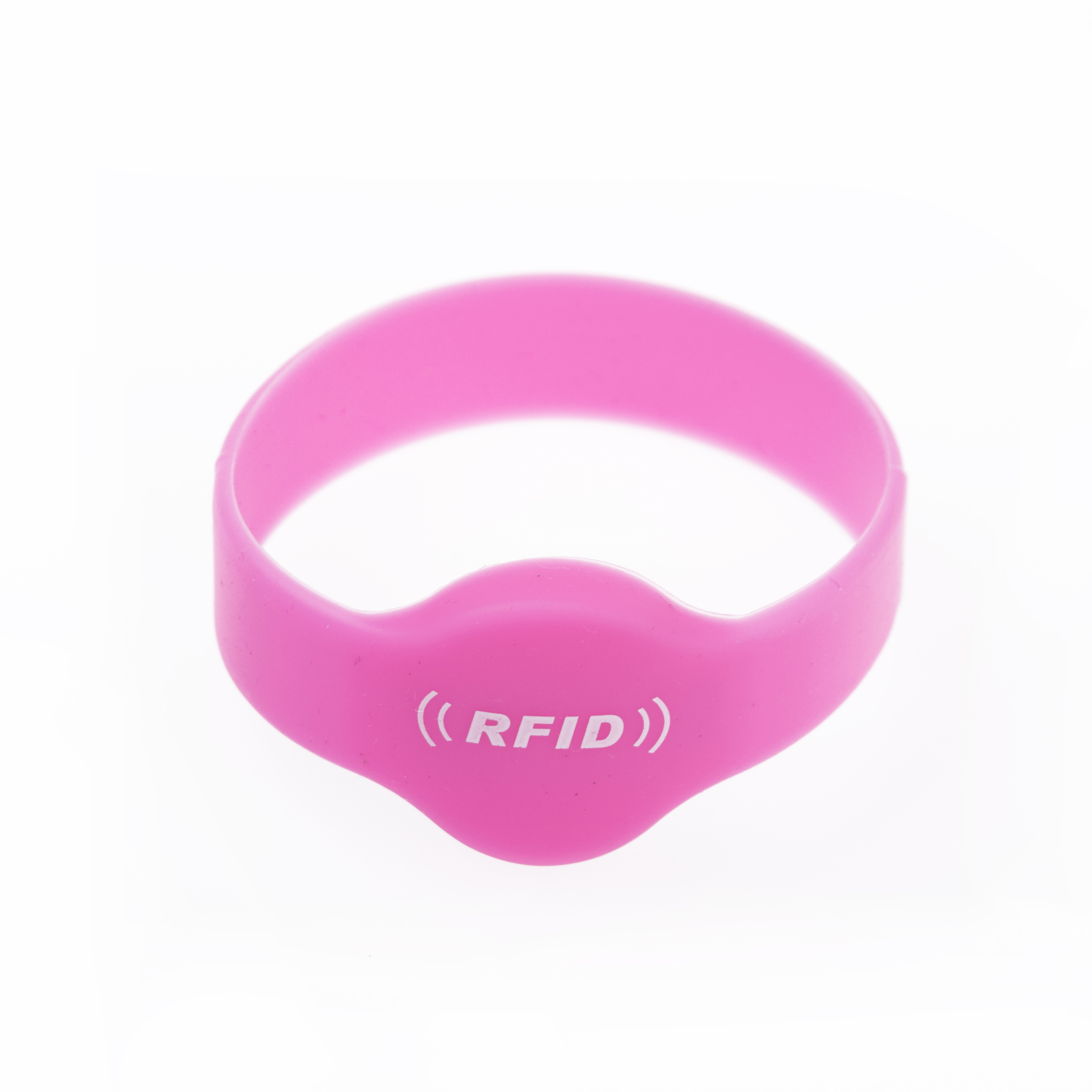 NS02 Round head RFID silicone wristband